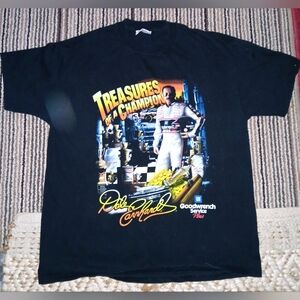 Dale Earnhardt Treasures Of A Champion VINTAGE NASCAR Men's T EUC *Rare *